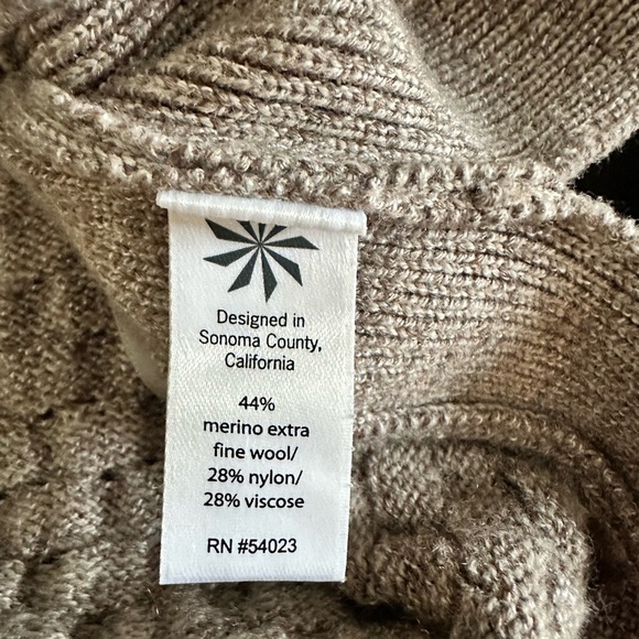 Athleta women’s honeycomb sweater tunic thermal grey size medium - Picture 8 of 8